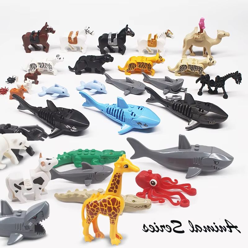 Marine Zoo - MOC 2025 新品 1個入り 印刷済み動物園動物コレクション パンダ