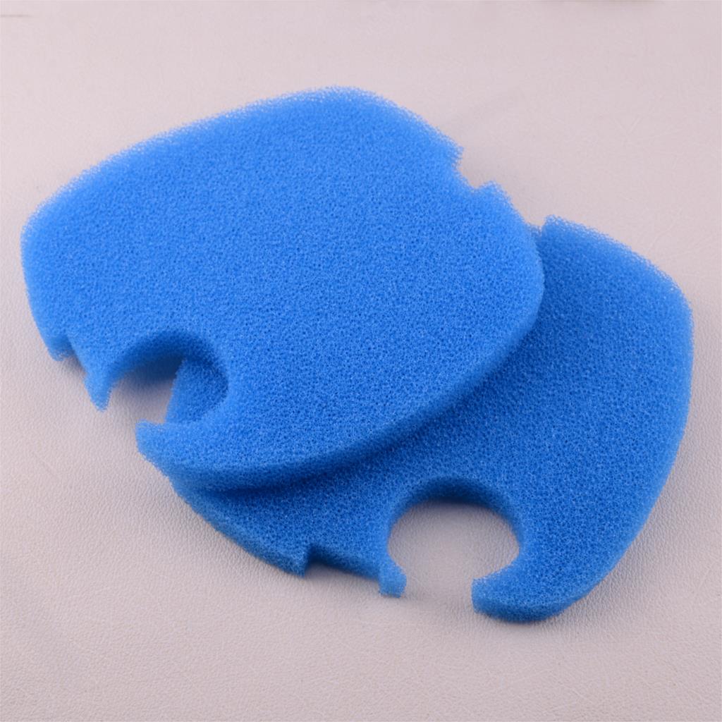 Marine Aquarium Uv Filter - Letaosk 2個ブルー水族館フィルターパッドスポンジ発泡綿フィットsunsun grechキャニスター304AB/404AB/704AB交換