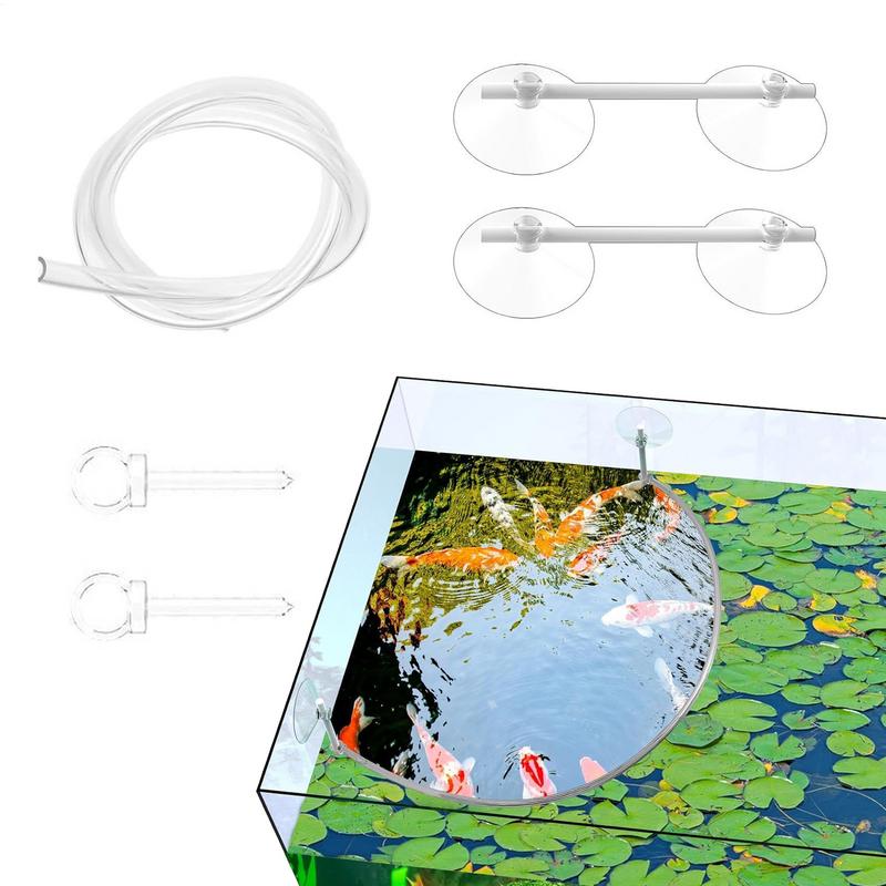 Aquarium Marine Filter - 浮遊植物囲い魚の給餌リングは浮遊植物を分離して保護します給餌リング水質を改善水族館フィルター