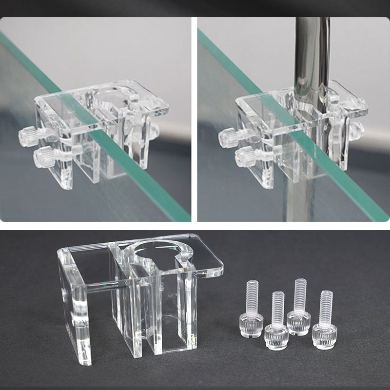 Marine Aquarium Uv Filter - 水槽アクリル水道管クランプ水族館ガラス流入流出ホルダー固定クランプ植物アクセサリークリップユリ釣りチューブ