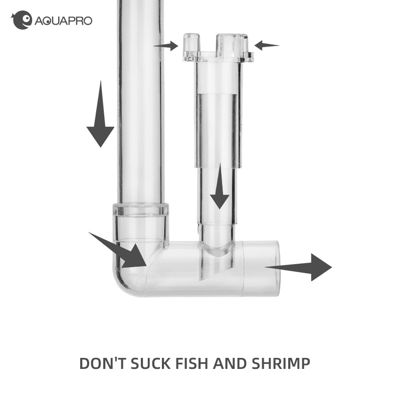 AQUAPRO 出口スキマー水槽ユリパイプ水族館入口と出口パ - Marine Aquarium Uv Filter のレビューと価格