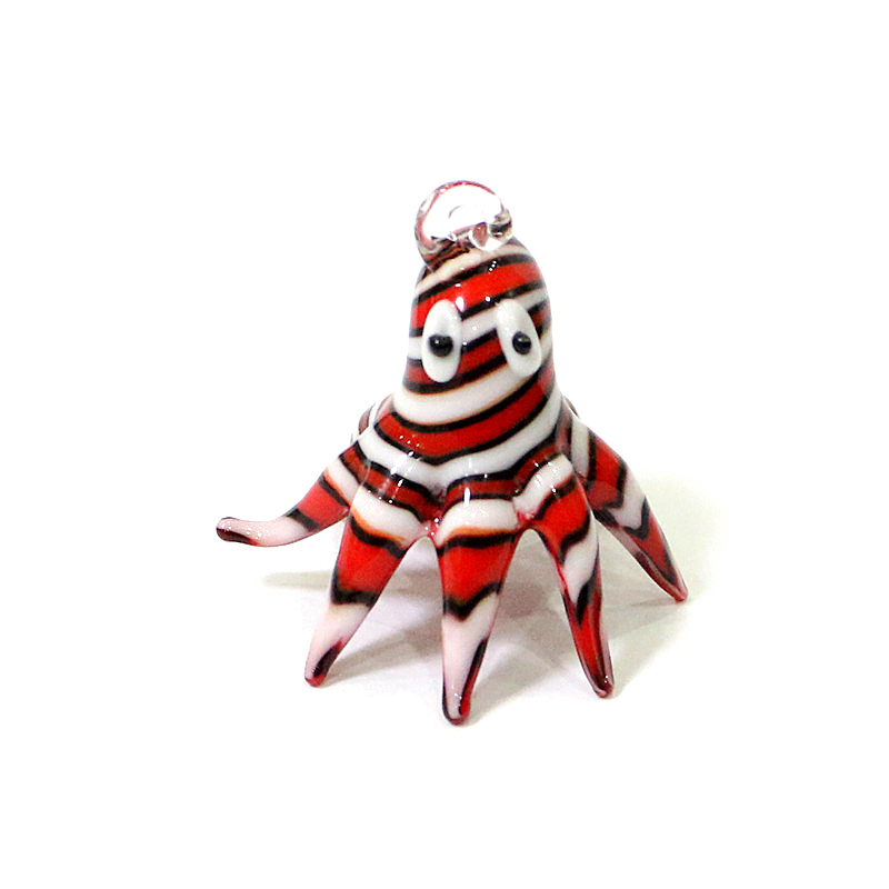 ミニガラス製タコペンダント かわいい海洋動物チャーム DIY - Marine Aquarium Mini のレビューと価格