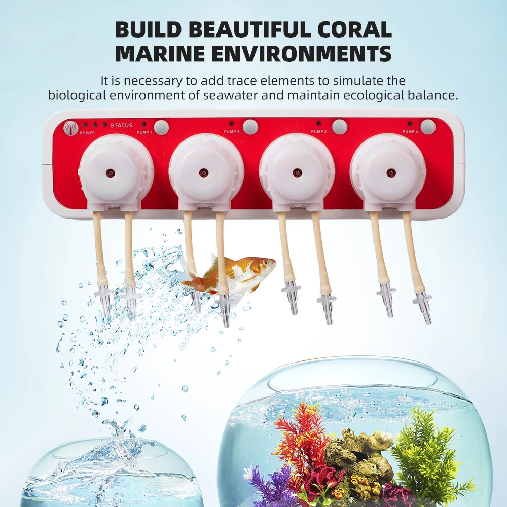 Jebaoウォーターポンプフィルター自動投薬ポンプ自動マリン - Aquarium Marine Fishes のレビューと価格