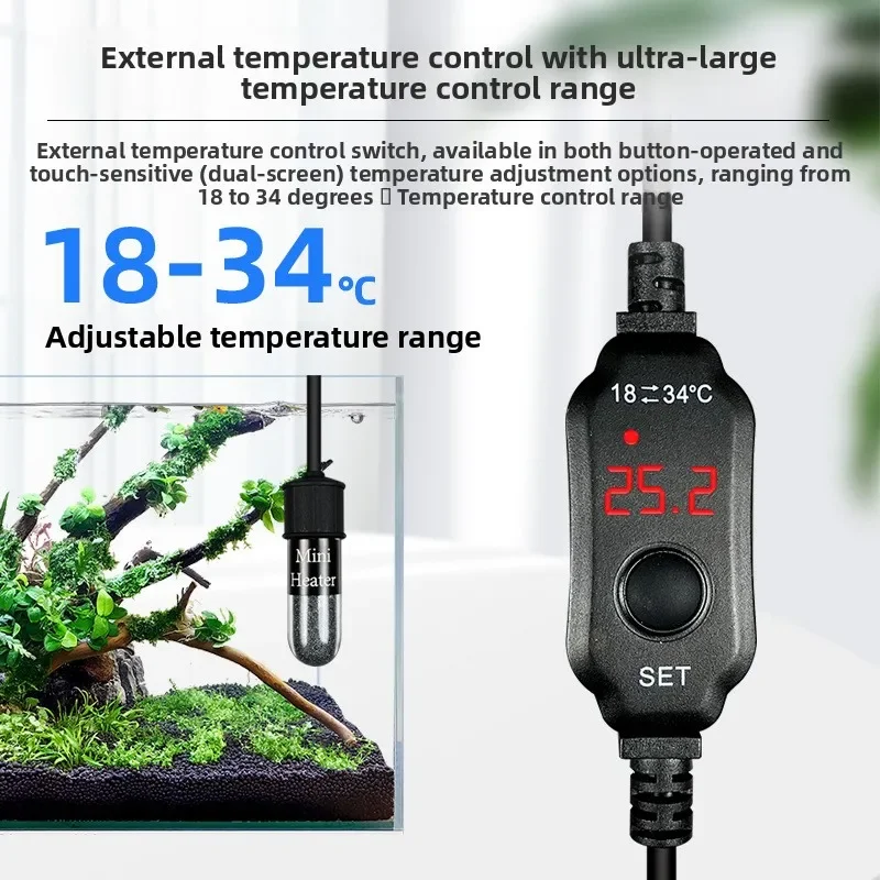 ユニバーサルミニ水槽加熱棒 魚タンクヒーター 水中サーモスタ - Marine Aquarium Mini のレビューと価格