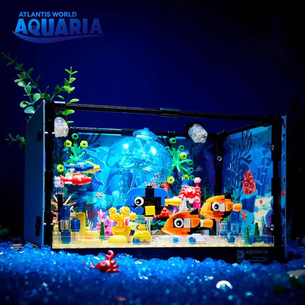 アイデアシリーズ アクアリウム 海洋動物 ビルディングブロッ - Aquarium Marine Fishes のレビューと価格