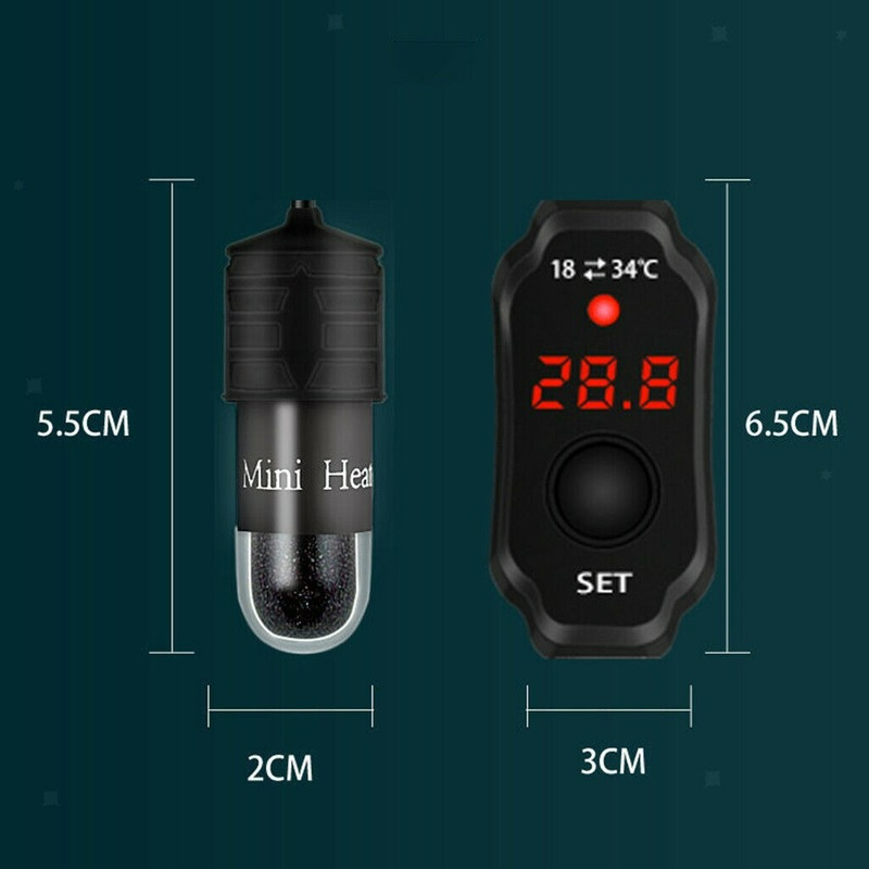 ミニ水族館の水槽ヒーター USB アダプタ加熱ロッド水中サー - Marine Aquarium Mini のレビューと価格