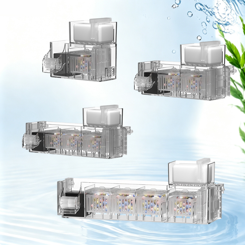 220V 3W 水槽用トップフィルターボックス（バイオボール - Marine Aquarium Overflow Box のレビューと価格