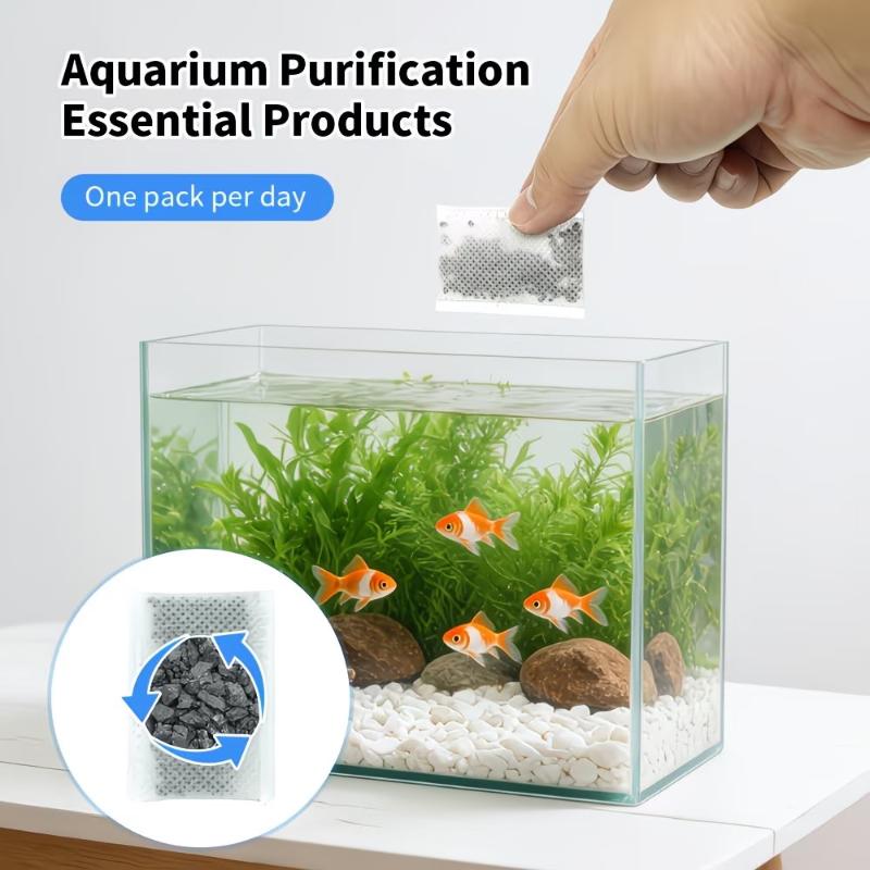 10/20/40個入り水槽活性炭バッグ水槽フィルターメディア - Aquarium Marine Filter のレビューと価格