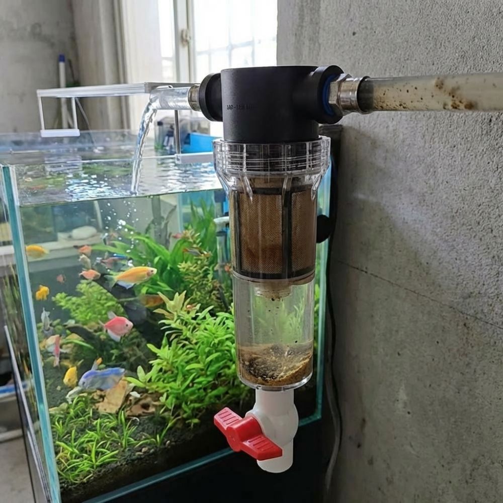 1/2 3/4 メスネジ式水槽糞便分離器ステンレス鋼フィルタ - Marine Aquarium Overflow Box のレビューと価格