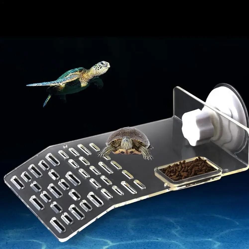 カメ用桟橋ドック日光浴プラットフォーム棚型スロープステップラ - Aquarium Marineland のレビューと価格